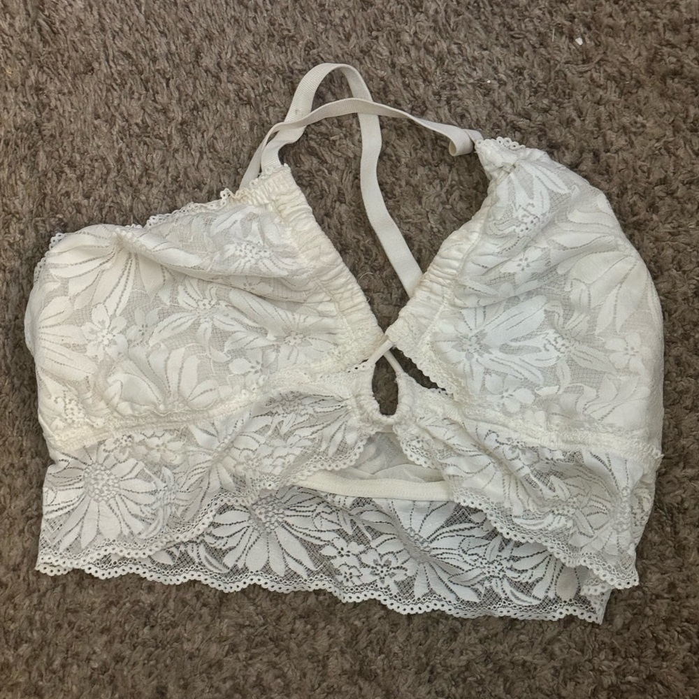 NWOT Aerie White Lace Bralette